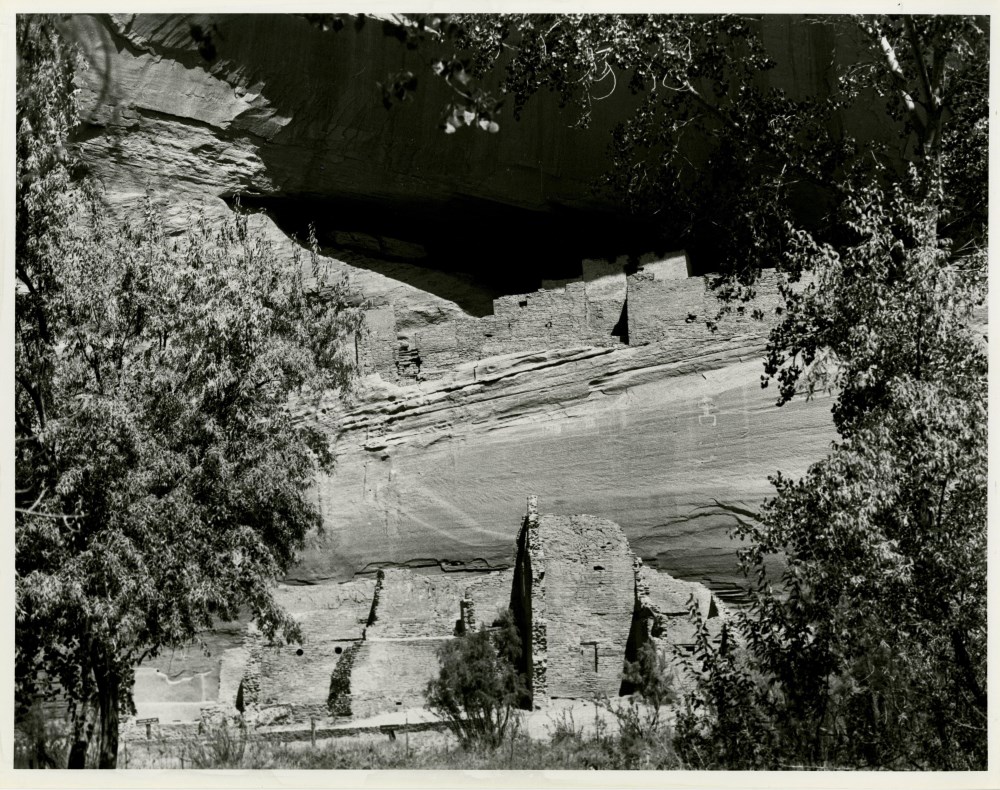 Lot #1052: HOWARD E. DILS, JR. - In Canyon de Chelly, Arizona #3 - Vintage gelatin silver print