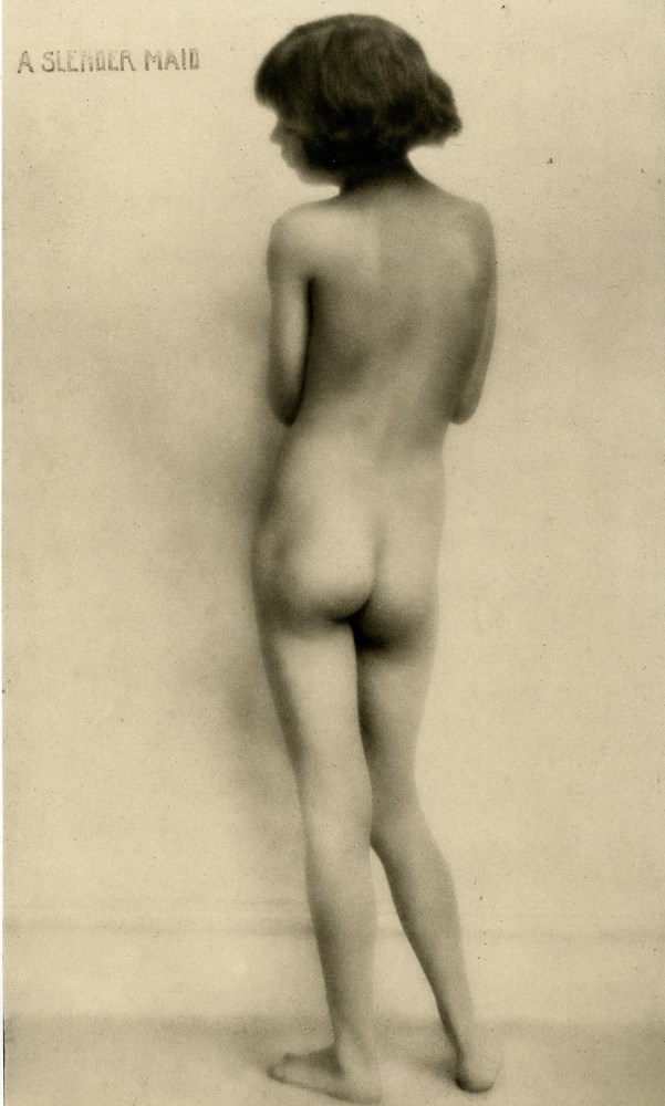 Lot #1509: A. KEITH DANNATT - A Slender Nude Maiden - Original vintage photogravure