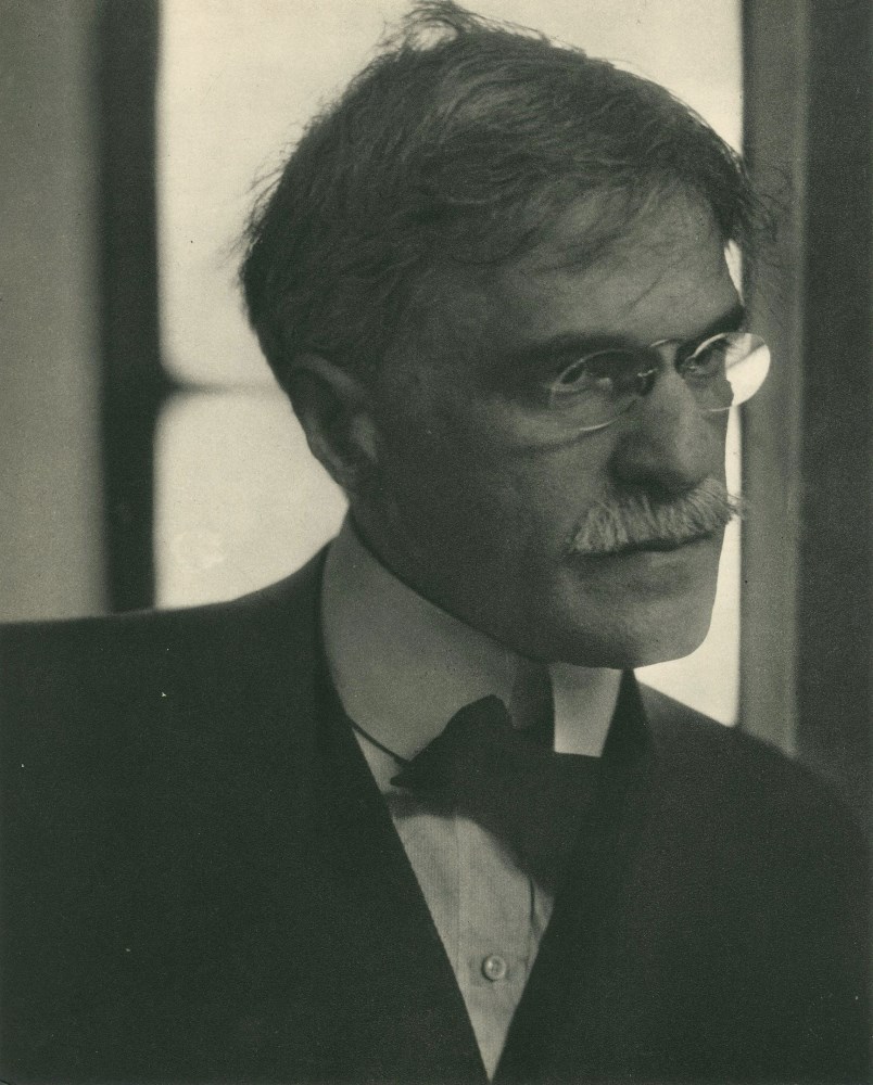 Lot #2756: EDWARD STEICHEN - Portrait of Alfred Steiglitz - Original photogravure