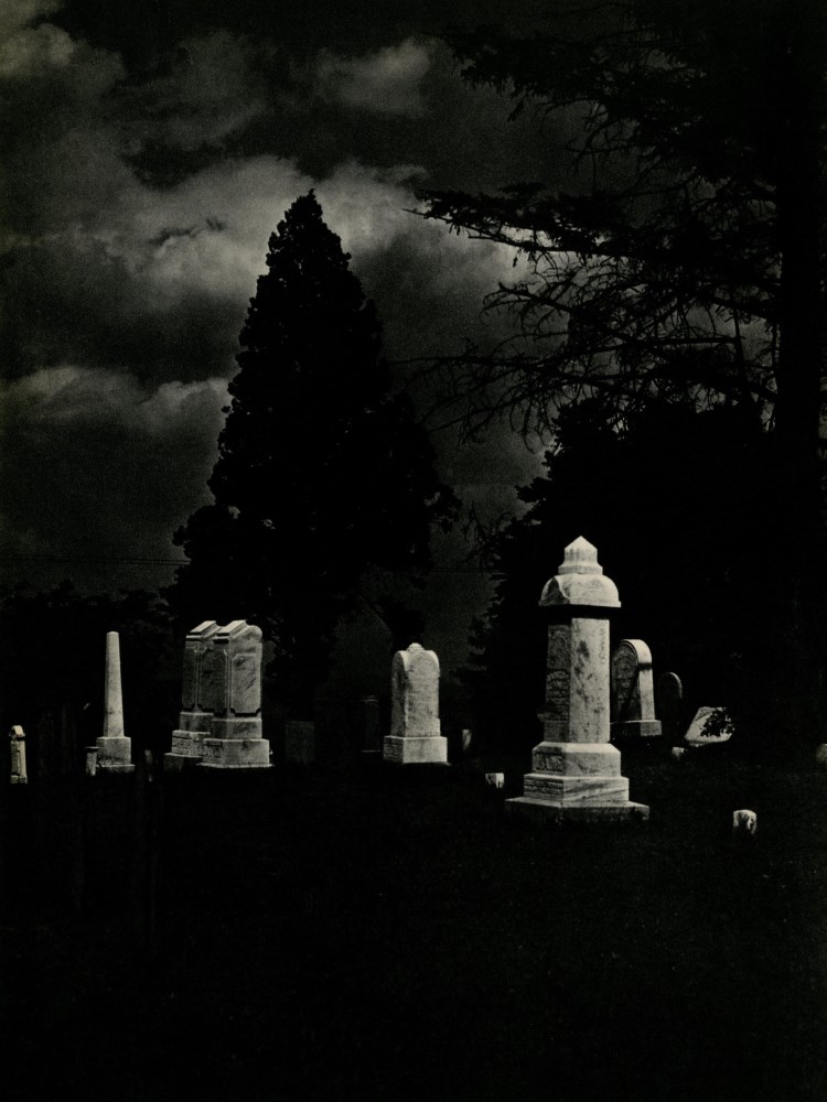 Lot #3240: LUKE SWANK - West Middleton, Pennsylvania, Cemetery - Original vintage photogravure