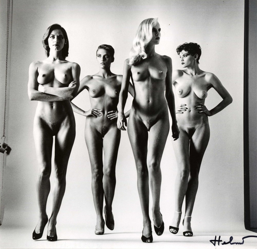 Lot #2080: HELMUT NEWTON - Sie Kommen, Naked ("They Are Coming") - Original vintage photolithograph