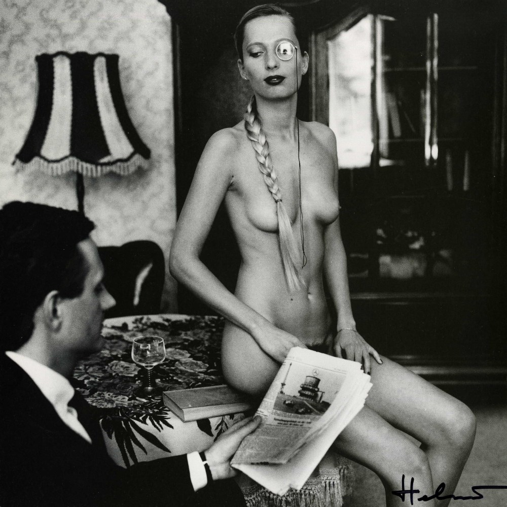 Lot #534: HELMUT NEWTON - Sabine and Eberhard - Original vintage photolithograph