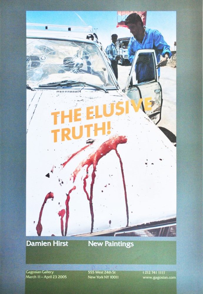 Lot #3075: DAMIEN HIRST - The Elusive Truth - Suicide Bomber (Aftermath) - Color offset lithograph