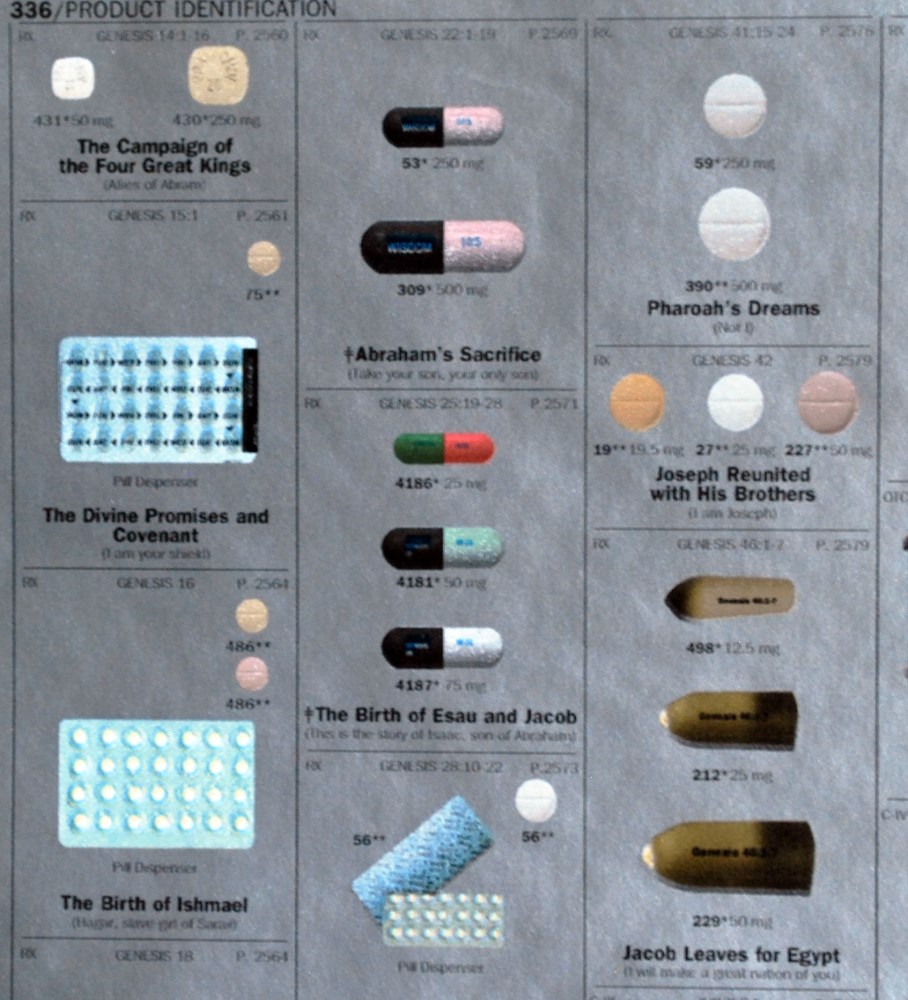 Lot #464: DAMIEN HIRST - Pharmacy Panel (Silver) (2004) (4 panel) - Color silkscreen and offset lithograph
