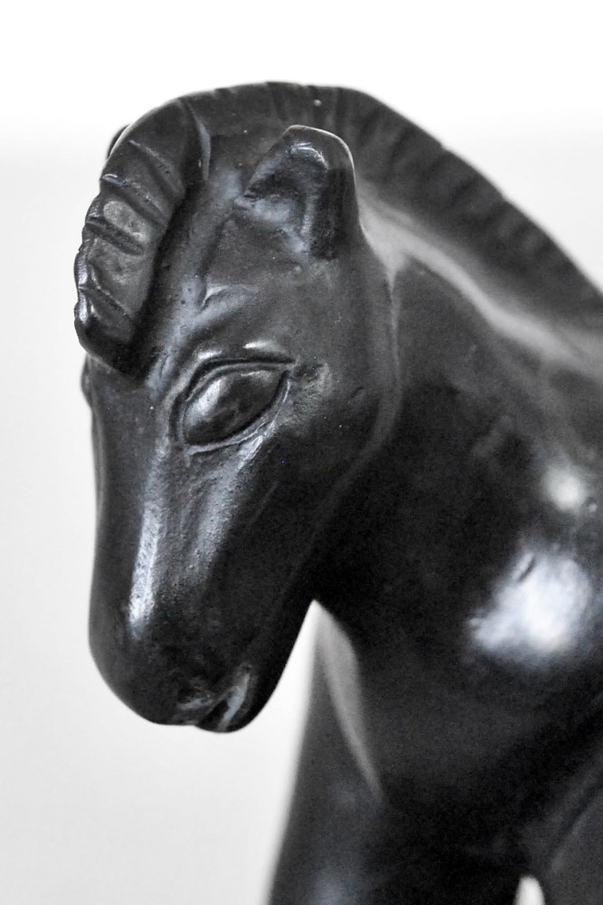 Lot #1830: FERNANDO BOTERO [impute] - Caballo Pequeo - Bronze sculpture with dark brown patina