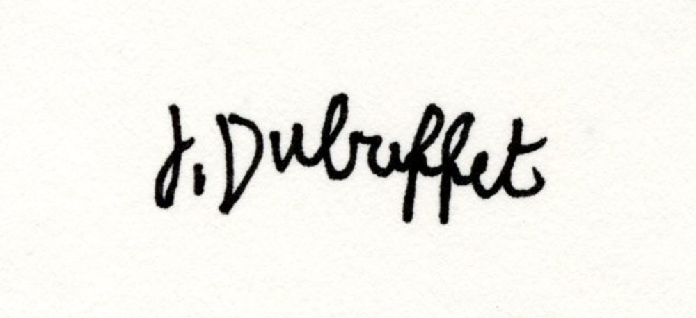 Lot #711: JEAN DUBUFFET [d'aprs] - Village aux antennes - Original drawing (black marker)