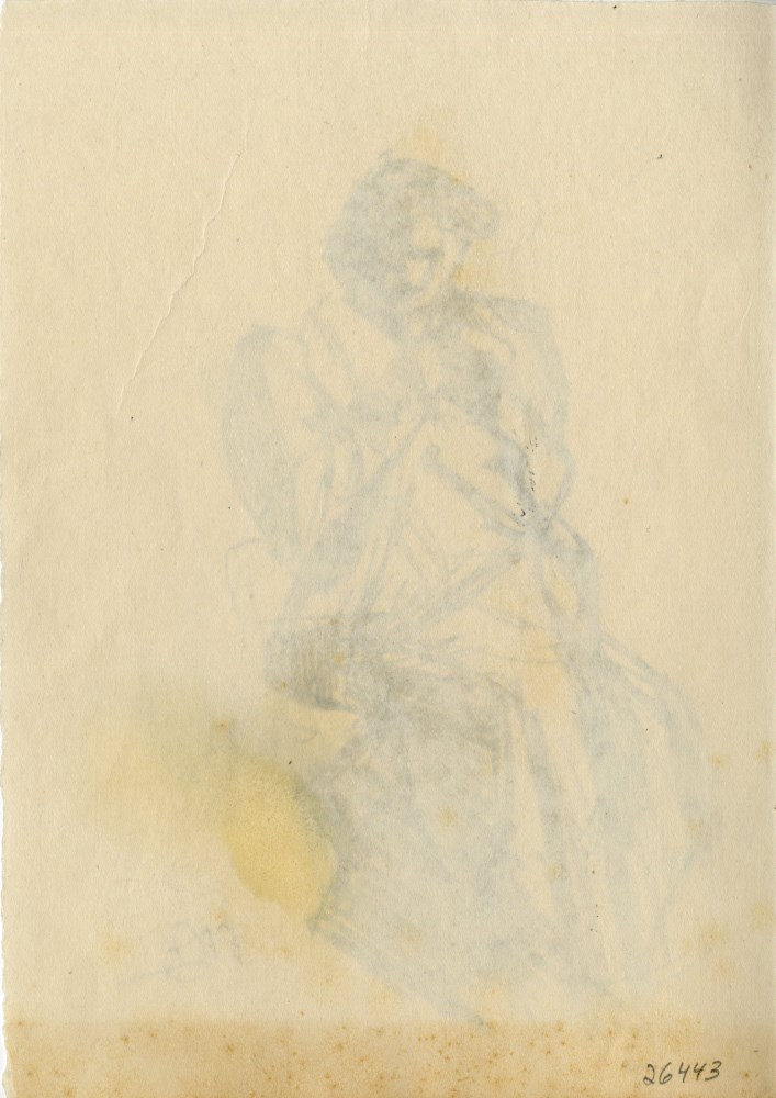 Lot #1789: UMBERTO BOCCIONI [imputée] - Ispezione - Original charcoal drawing
