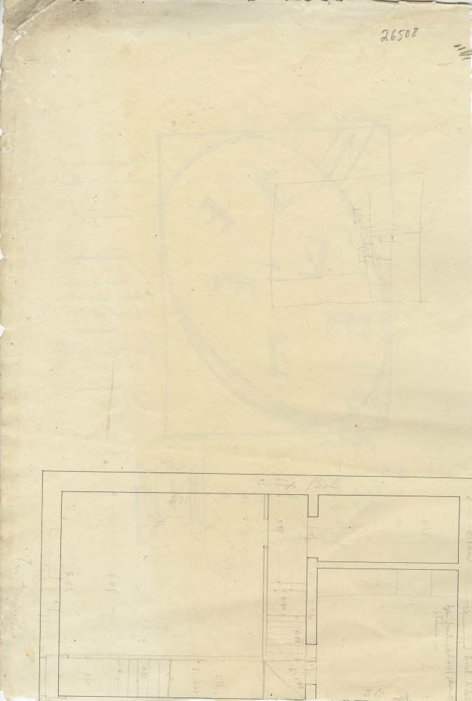 Lot #1381: LUCIO FONTANA - Studio per il XXXIII Biennale di Venezia - Original pen and ink drawing