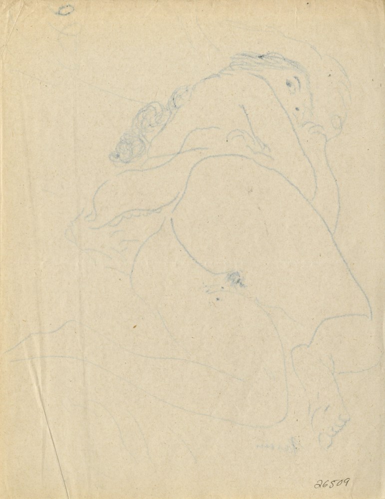 Lot #1933: JULES PASCIN [imputee] - Nu - Original pen and ink drawing