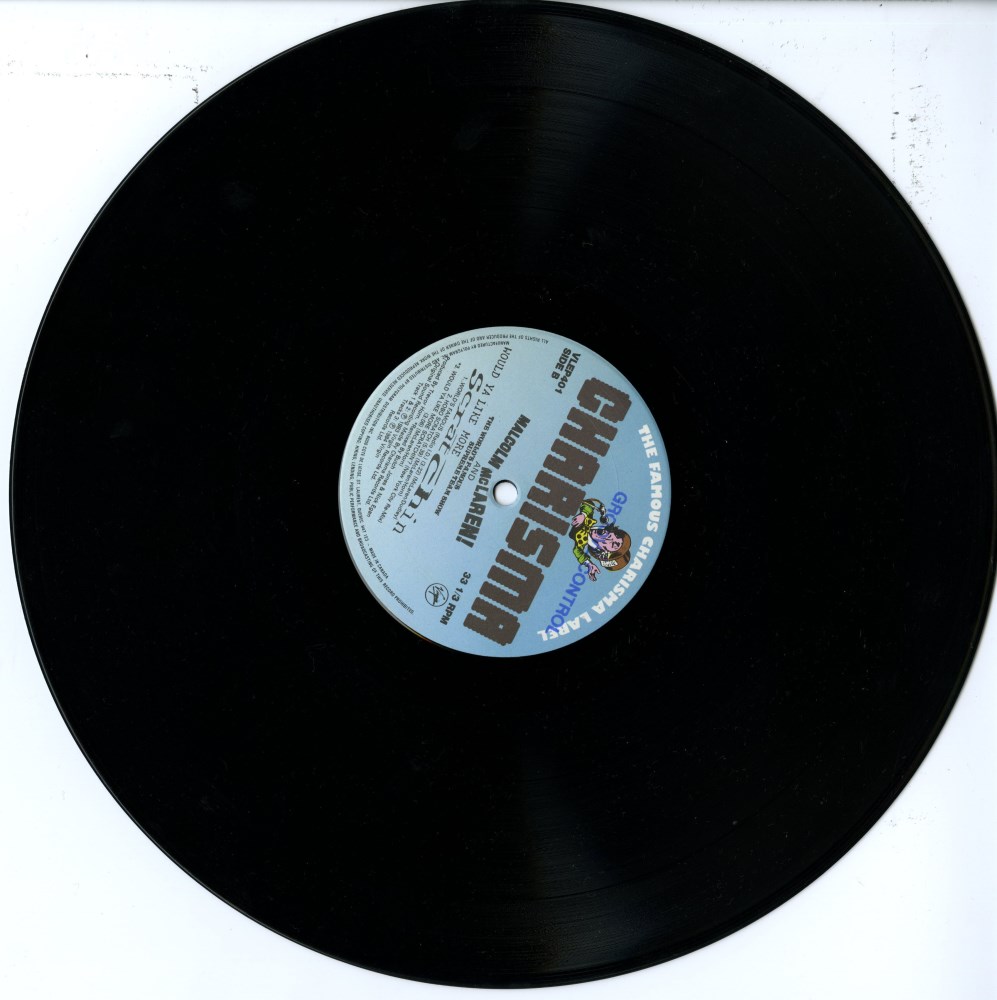 Lot #2476: KEITH HARING - Malcolm McLaren: Would Ya Like More Scratchin' - Original color offset lithograph