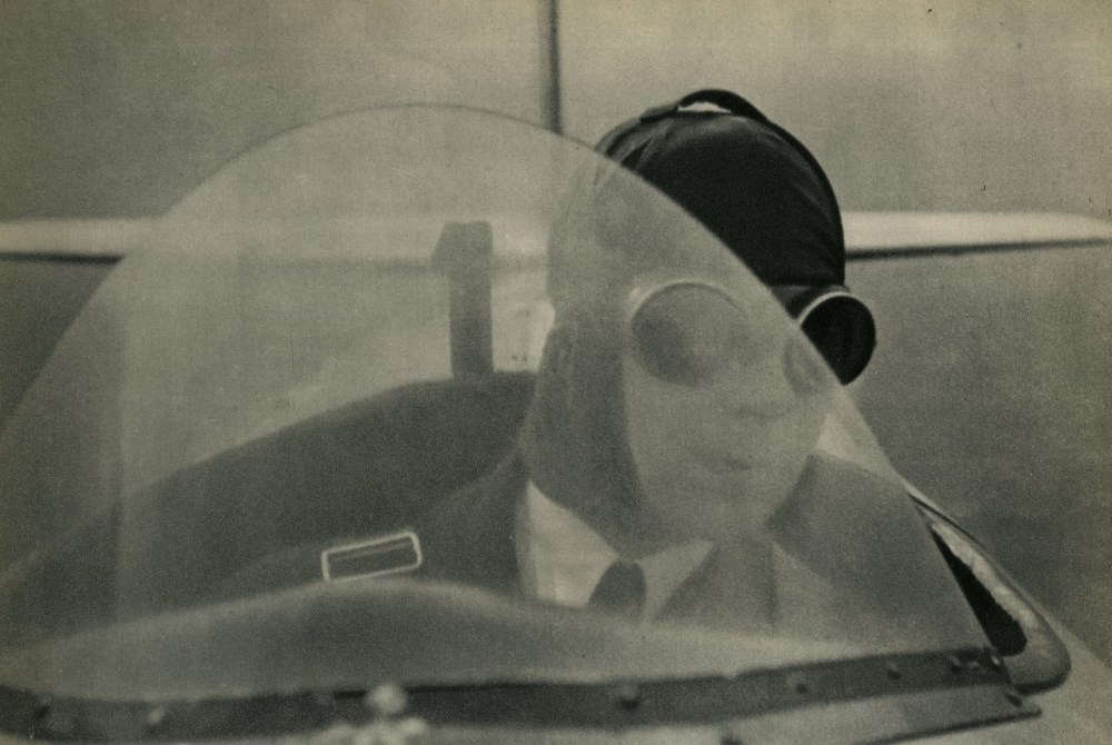 Lot #3038: PAUL WOLFF - The Air Pilot - Original vintage photogravure