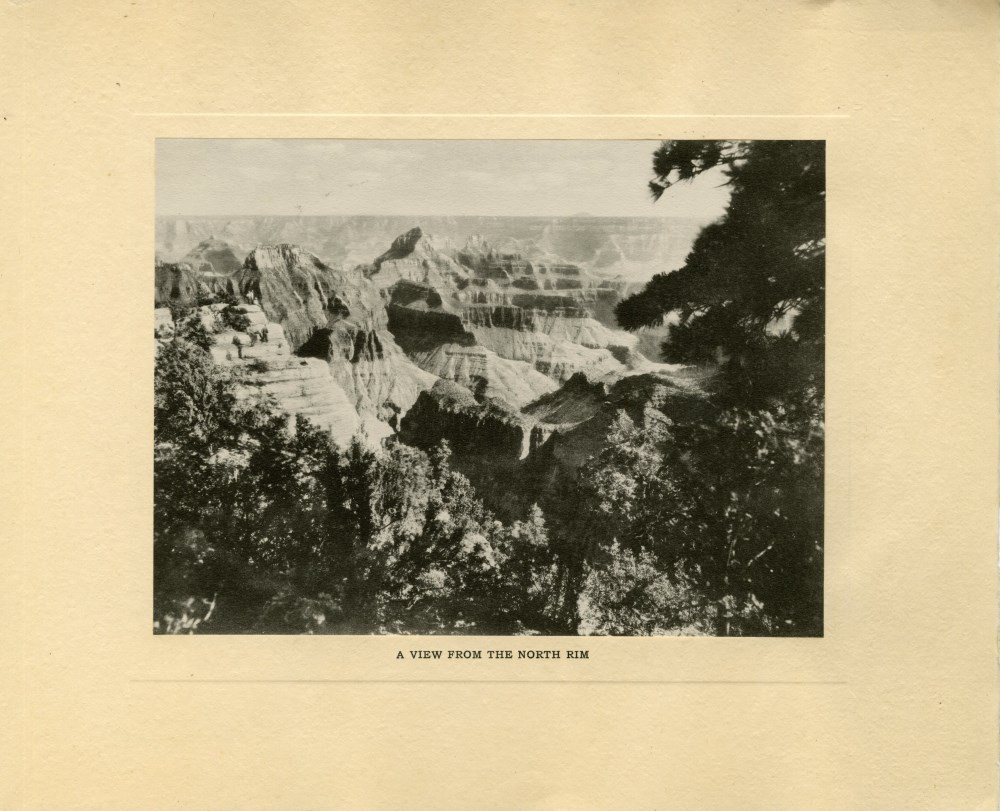 Lot #1668: KOLB BROTHERS - A View from the North Rim - Original vintage photogravure