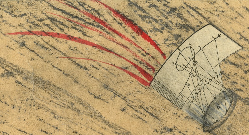 Lot #120: MAX ERNST - Composition - Mixed media and collage