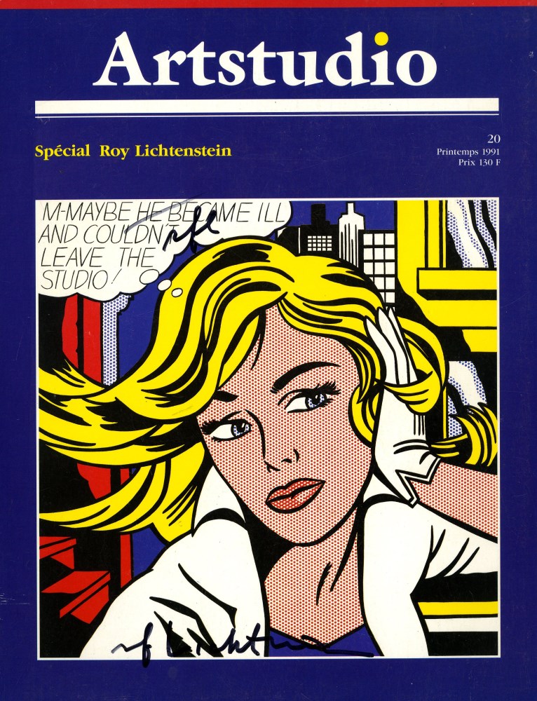 Lot #1886: ROY LICHTENSTEIN - M-Maybe he became Ill… - Color offset lithograph