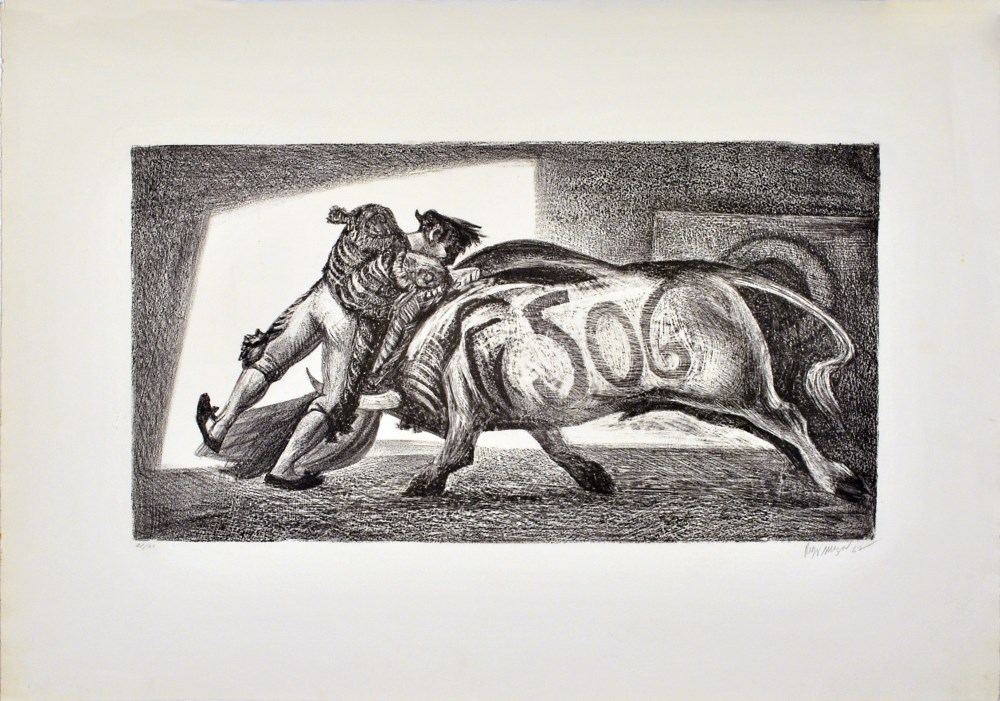 Lot #1437: JOSE REYES MEZA - Toro 506 - Lithograph
