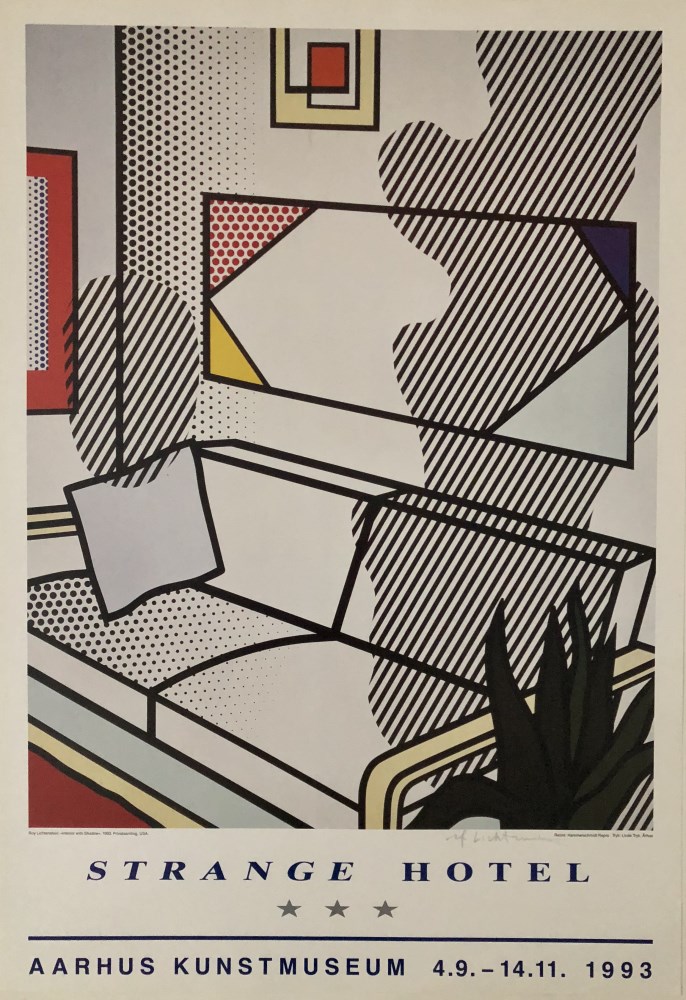 Lot #266: ROY LICHTENSTEIN - Interior with Shadow - Color offset lithograph