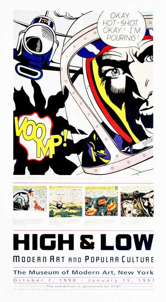 Lot #2647: ROY LICHTENSTEIN - Okay, Hot-Shot - Color offset lithograph