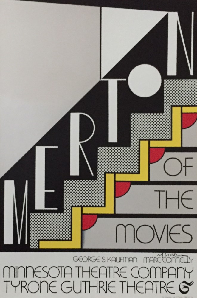 Lot #1877: ROY LICHTENSTEIN - Merton of the Movies - Color silkscreen