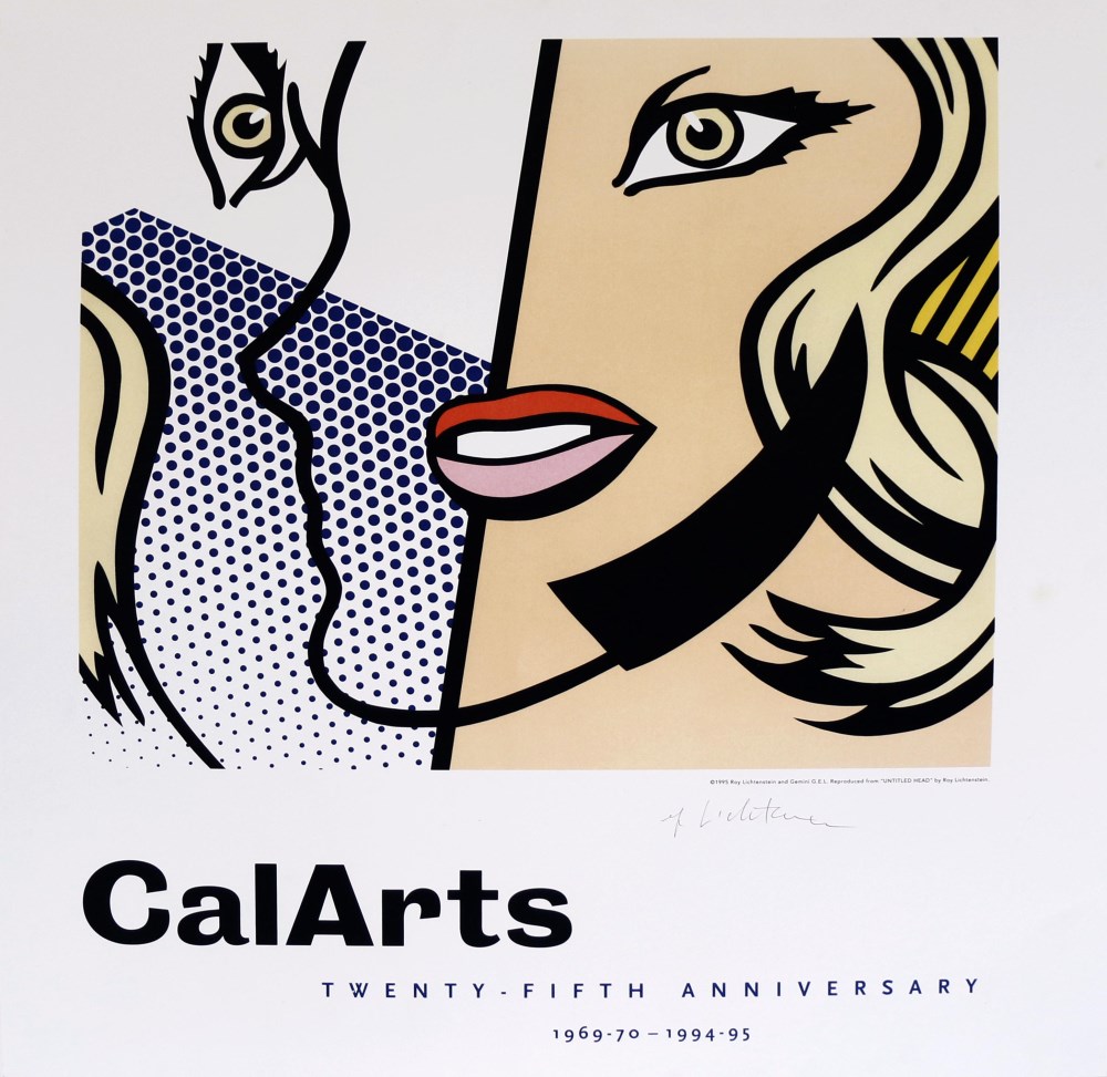 Lot #689: ROY LICHTENSTEIN [d'aprs] - Untitled Head - Color poster