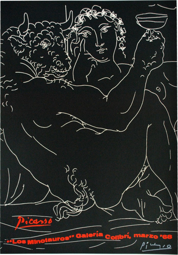 Lot #1120: PABLO PICASSO - Los Minotauros - Color silkscreen