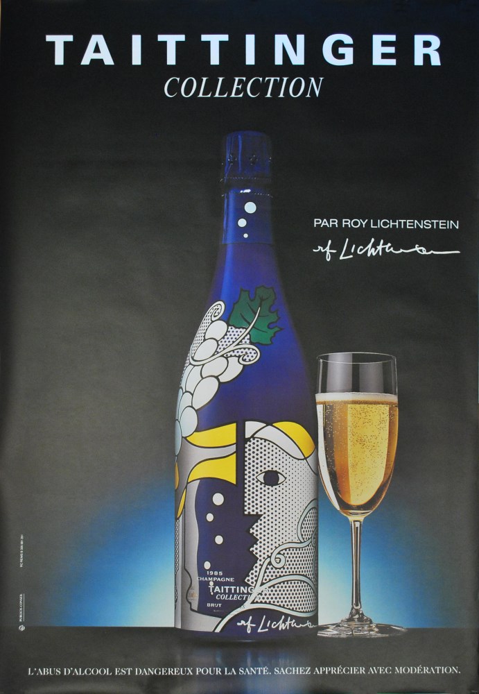 Lot #1385: ROY LICHTENSTEIN - Taittinger Collection par Roy Lichtenstein - Color offset lithograph