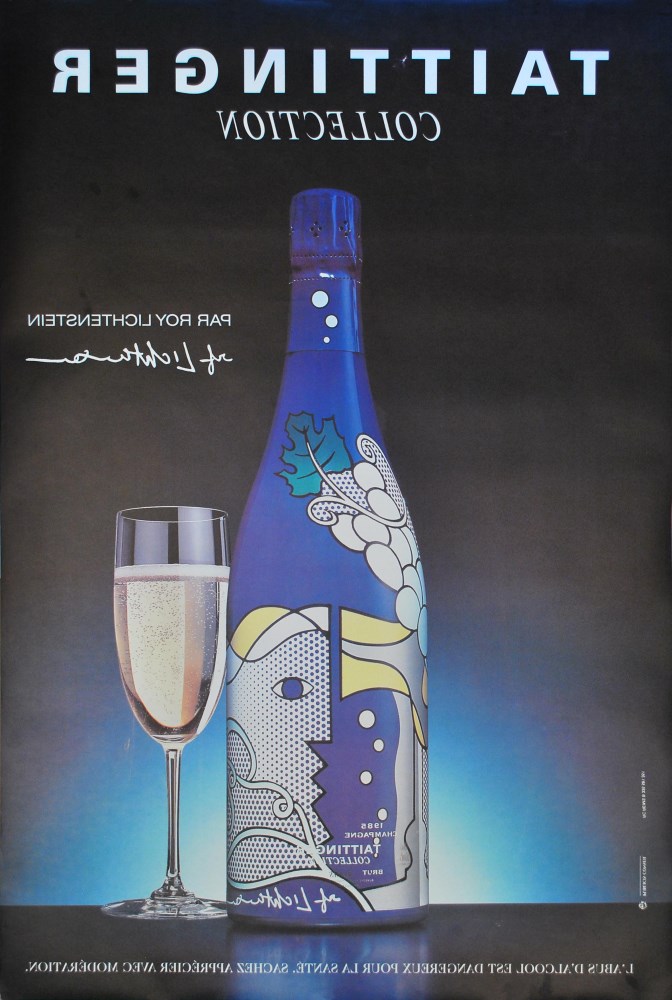 Lot #1385: ROY LICHTENSTEIN - Taittinger Collection par Roy Lichtenstein - Color offset lithograph