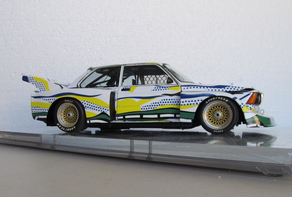 Lot #66: ROY LICHTENSTEIN - BMW Le Mans Art Car - Color metal diecast sculpture