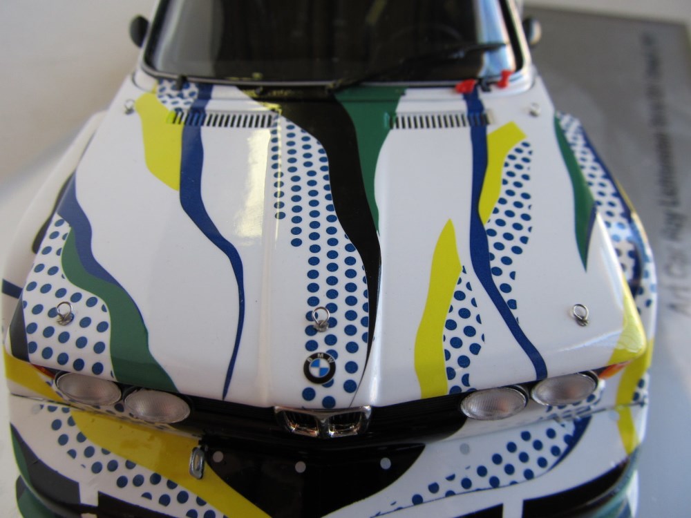 Lot #66: ROY LICHTENSTEIN - BMW Le Mans Art Car - Color metal diecast sculpture