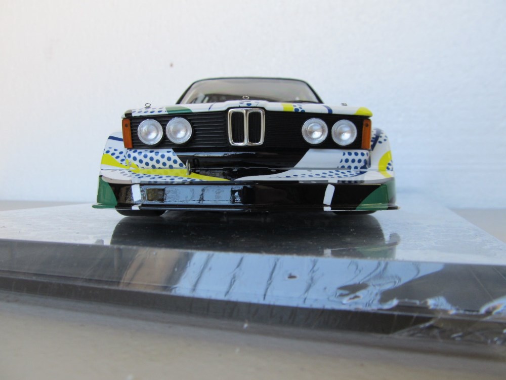 Lot #66: ROY LICHTENSTEIN - BMW Le Mans Art Car - Color metal diecast sculpture