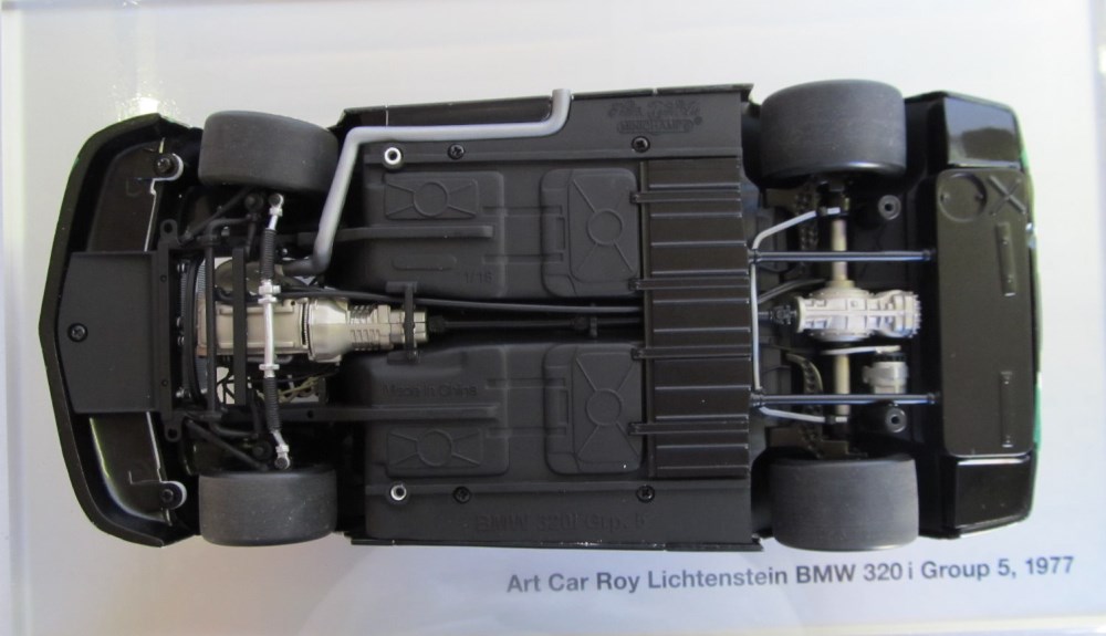 Lot #66: ROY LICHTENSTEIN - BMW Le Mans Art Car - Color metal diecast sculpture