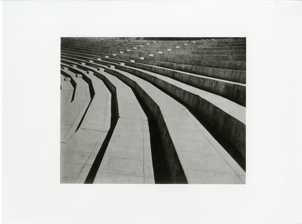 Lot #608: TINA MODOTTI - Stadium, Mexico City - Original photogravure