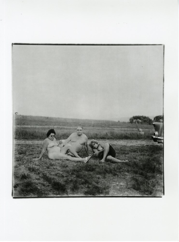 Lot #1657: DIANE ARBUS - A Family One Evening in a Nudist Camp, Pennsylvania - Original photogravure
