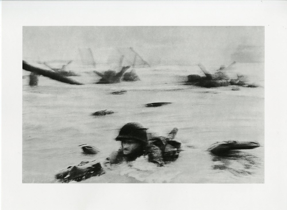 Lot #1224: ROBERT CAPA - Omaha Beach, Normandy, France: D-Day, June 6, 1944 - Original photogravure
