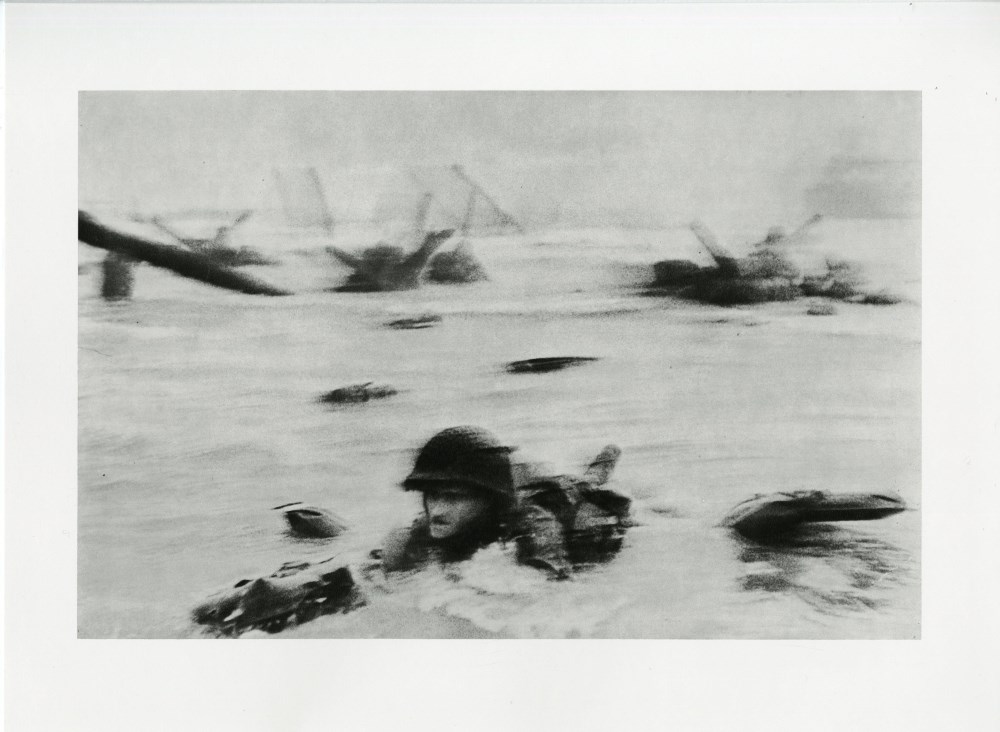 Lot #437: ROBERT CAPA - Omaha Beach, Normandy, France: D-Day, June 6, 1944 - Original photogravure