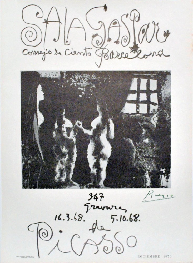Lot #755: PABLO PICASSO - 347 Gravures de Picasso - Original letterpress and offset lithograph