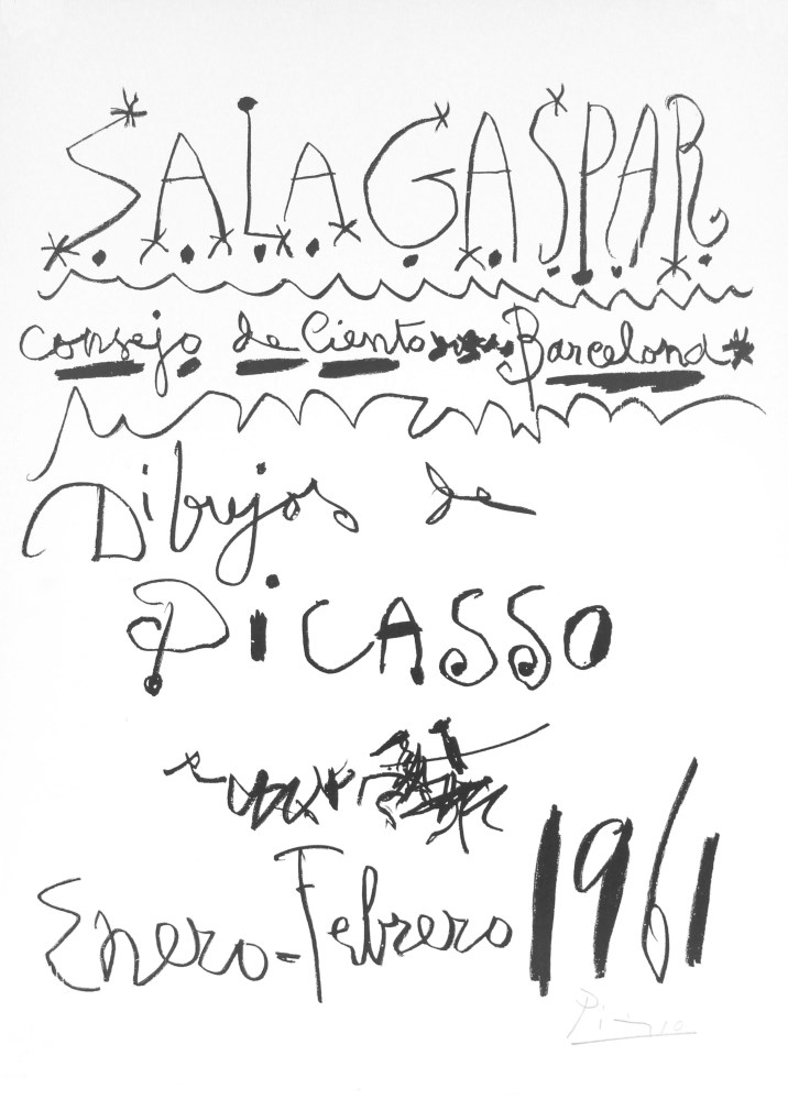 Lot #149: PABLO PICASSO - Dibujos de Picasso - Barcelona - Original lithograph