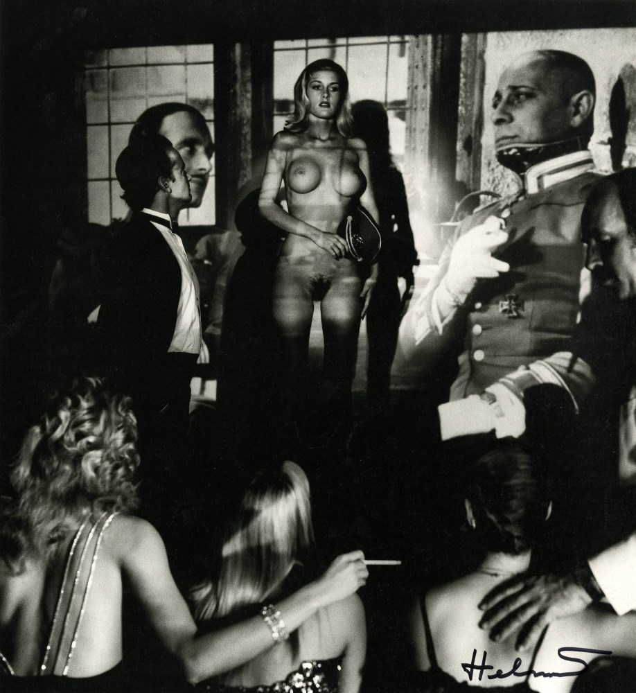 Lot #1045: HELMUT NEWTON - Hugh Hefner's Projection Room, Beverly Hills - Original vintage photolithograph
