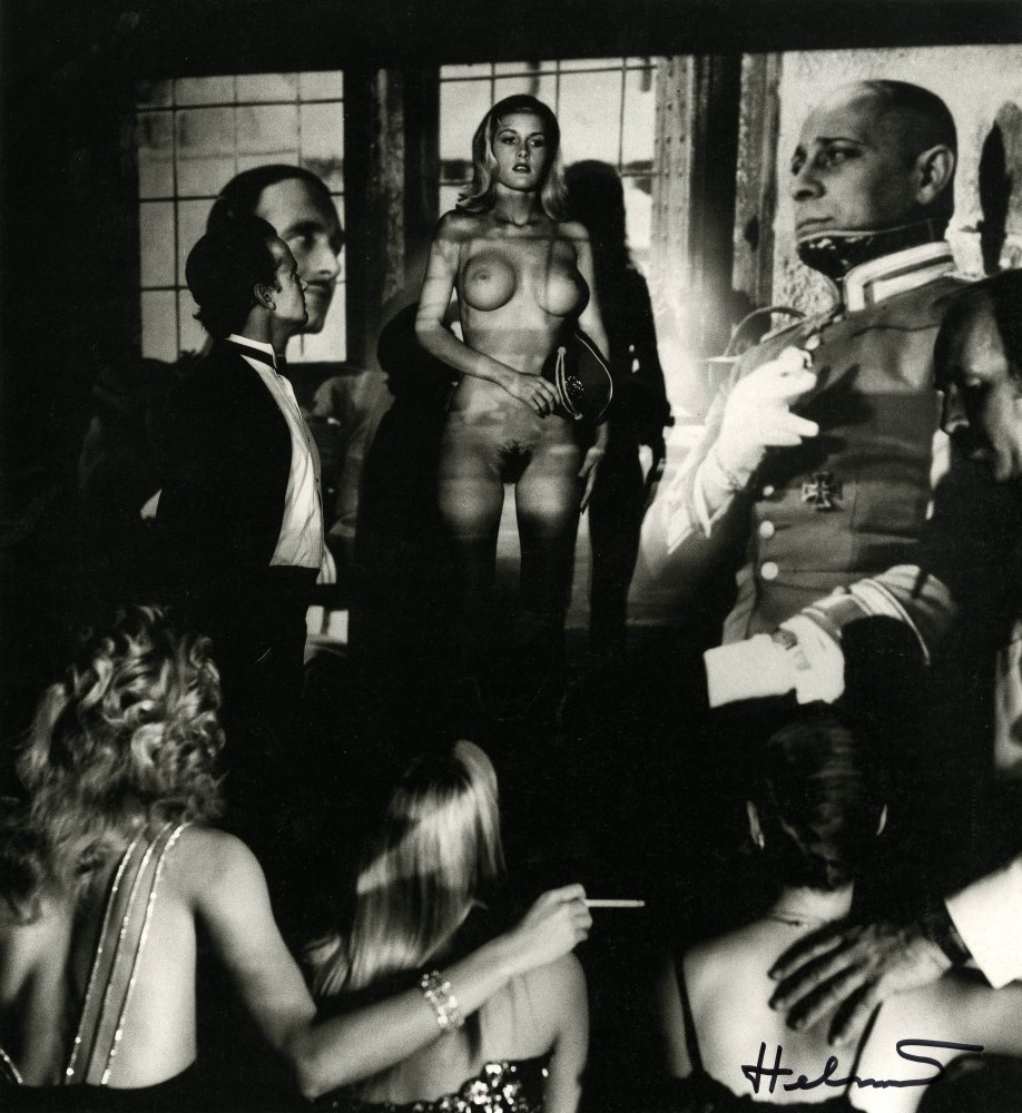 Lot #1037: HELMUT NEWTON - Hugh Hefner's Projection Room, Beverly Hills - Original vintage photolithograph