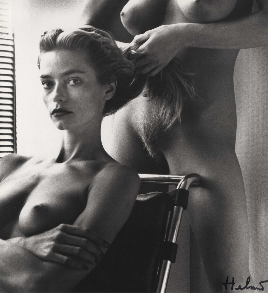 Lot #1452: HELMUT NEWTON - Two Playmates, Hollywood - Original vintage photolithograph
