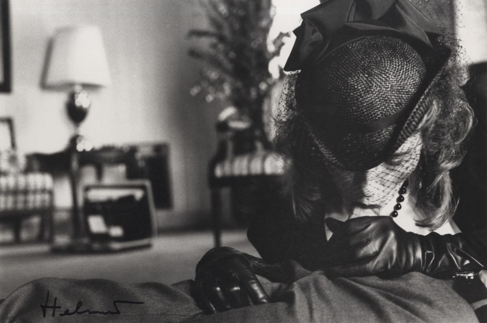 Lot #1049: HELMUT NEWTON - In a Penthouse, Downtown Los Angeles - Original vintage photolithograph