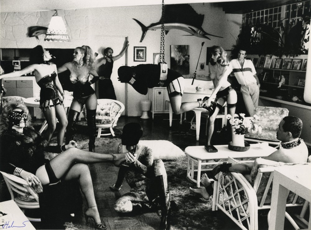 Lot #1329: HELMUT NEWTON - Saturday Night, Orange County, California - Original vintage photolithograph
