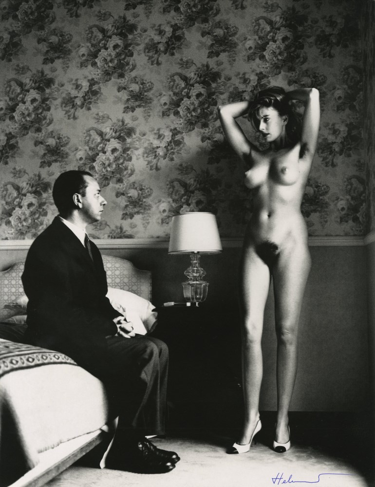 Lot #1044: HELMUT NEWTON - In My Hotel Room, Montecatini - Original vintage photolithograph