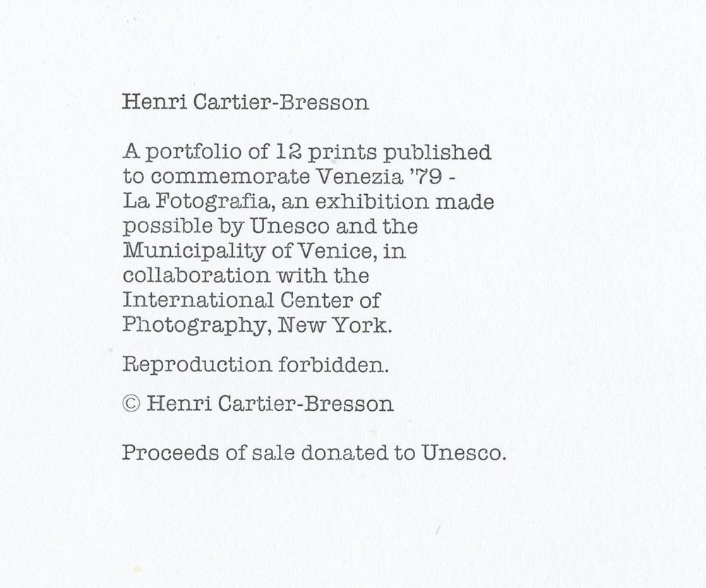 Lot #85: HENRI CARTIER-BRESSON - Calle Cuauhtemocztin Prostitutes, Mexico City, Mexico - Original photogravure