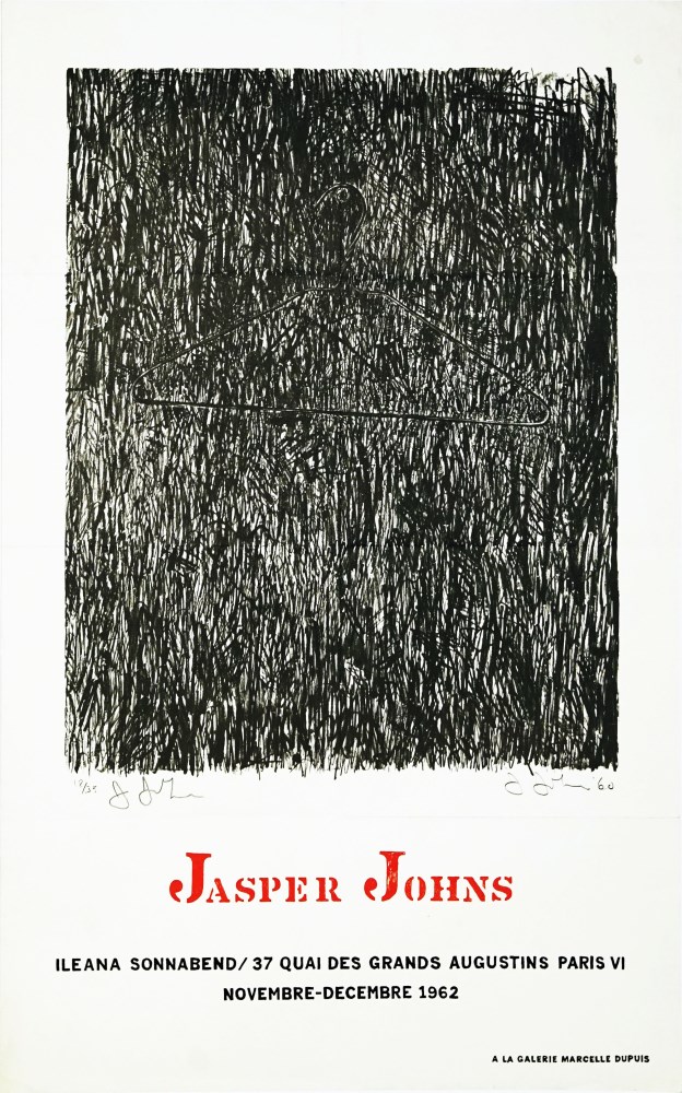 Lot #112: JASPER JOHNS - Coathanger - Color offset lithograph
