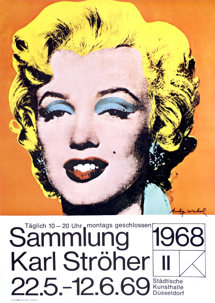 Lot #1130: ANDY WARHOL - Marilyn - Color offset lithograph