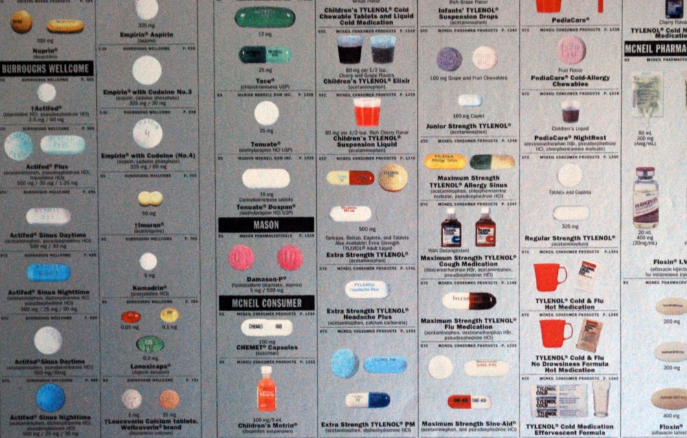Lot #1264: DAMIEN HIRST - Pharmacy Panel (Silver) (1997) (4 panel) - Color silkscreen and offset lithograph
