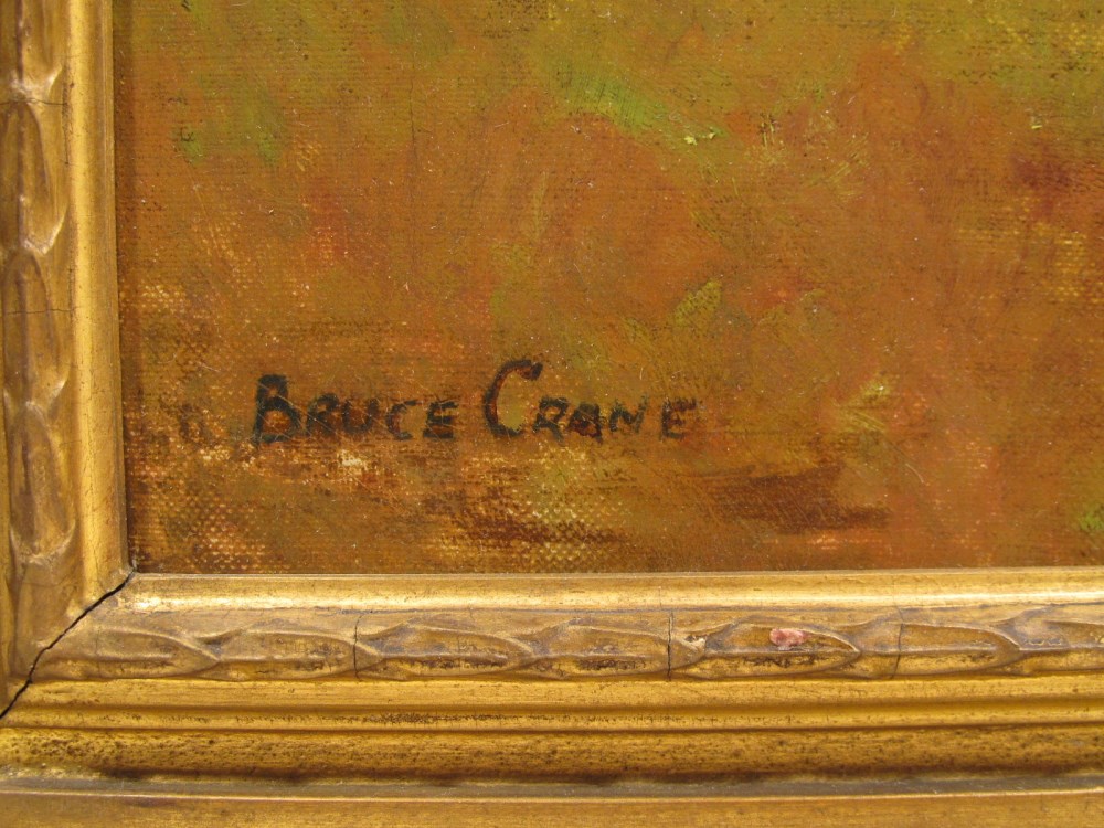 Lot #629: BRUCE CRANE [impute] - The Lone Tree - Oil on canvas