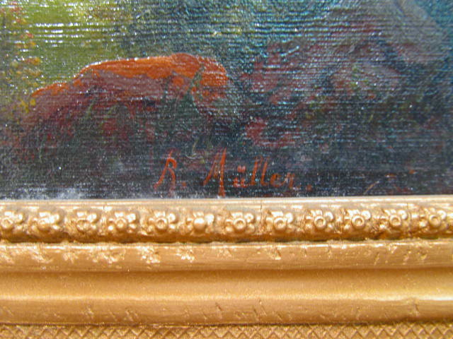 Lot #156: RUDOLF MULLER - Dorf in den Alpen - Oil on canvas