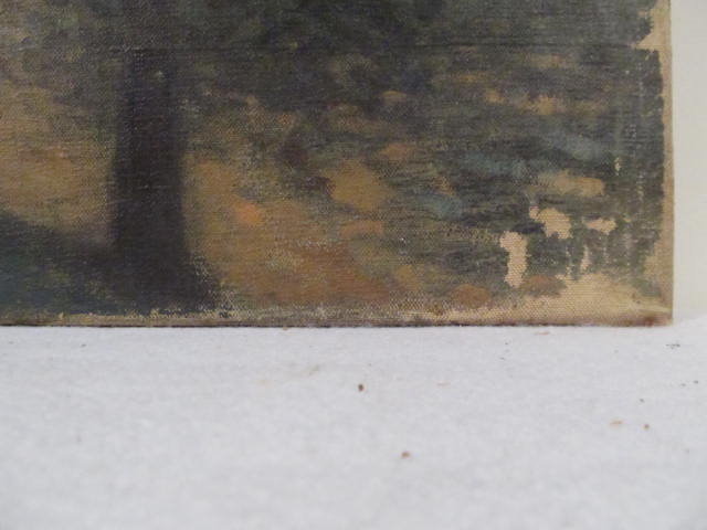 Lot #710: GEORGES PLASSE - Village au bord du fleuve - Oil on canvas