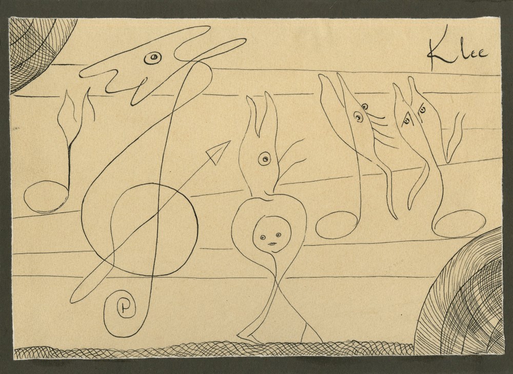 Lot #11: PAUL KLEE [impute] - Abstrakte zeichnung - Ink on paper